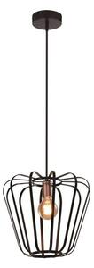 Czarna metalowa lampa wisząca ø 35 cm Jonas – Candellux Lighting