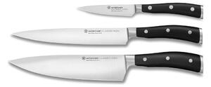 Wüsthof Wüsthof - Zestaw noży kuchennych CLASSIC IKON 3 szt. czarny GG297