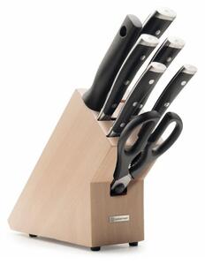 Wüsthof Wüsthof - Zestaw noży kuchennych w stojaku CLASSIC IKON 8 szt. buk GG308