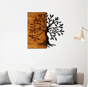 Asir Dekoracja ścienna 58x58 cm drzewo drewno/metal AS1461
