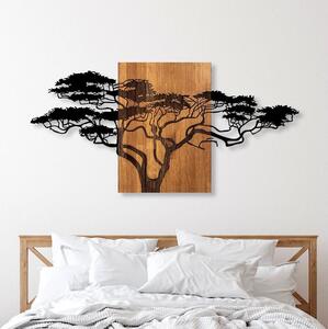 Asir Dekoracja ścienna 70x144 cm drzewo drewno/metal AS1469