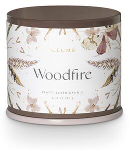 Zapachowa sojowa świeca czas palenia 50 h Woodfire – ILLUME x Bloomingville