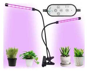 HADEX Lampa stołowa LED ściemnialna z klipsem do uprawy roślin LED/8W/5V HD0493