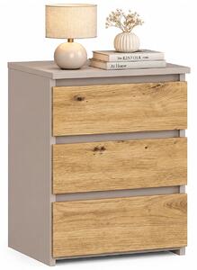 Minimalistyczna komoda kaszmir dąb artisan - Verris 3X