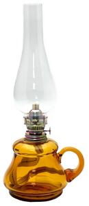 Floriánova huť Lampa naftowa TEREZA 34 cm amber FL0017