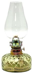 Floriánova huť Lampa naftowa JOSEFÍNA 22 cm zielona FL0028