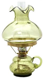 Floriánova huť Lampa naftowa ANNA 33 cm zielona FL0022