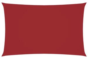 Prostokątny żagiel ogrodowy, tkanina oxford, 5x8 m, czerwony