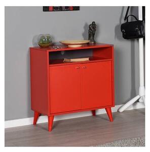 Adore Furniture Gabinet 79x73 cm czerwony AD0003