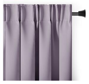Szaroróżowa zaciemniająca zasłona termiczna 140x270 cm Pleat – Restilo