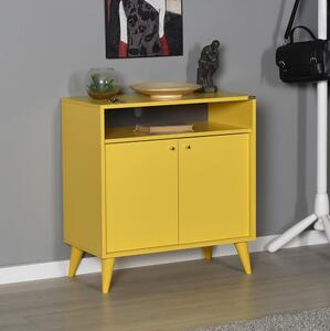 Adore Furniture Gabinet 79x73 cm żółty AD0002