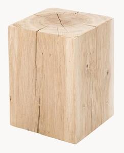 Stołek z litego drewna dębowego Block