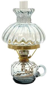 Floriánova huť Lampa naftowa MONIKA 34 cm jasna przydymiona FL0043