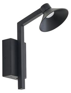 Lampa Ścienna Lucande, Steve, ściemnialny, czarny, salon, metal, nowoczesny