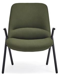 Zielony fotel Teulat Dins, wys. 90 cm