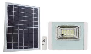 V-Tac LED Zewnętrzny naświetlacz solarny LED/20W/3,2V IP65 6400K + pilot VT1340