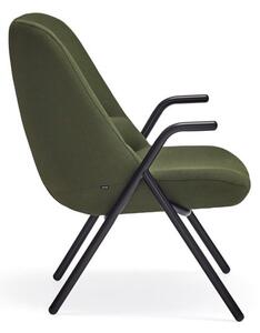 Zielony fotel Teulat Dins, wys. 90 cm