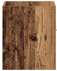 Szafka pod umywalkę łazienkową, stare drewno, 60x38,5x46 cm