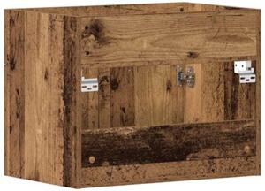 Szafka pod umywalkę łazienkową, stare drewno, 60x38,5x46 cm