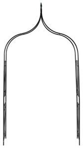 Pergola ogrodowa, ciemnozielona, 142x37x275 cm, żelazna
