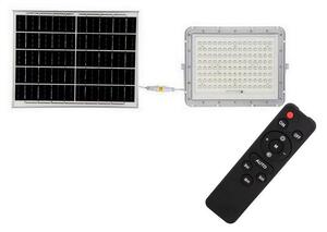 V-Tac LED Zewnętrzny naświetlacz solarny LED/20W/3,2V 4000K biała + + +pilot VT1462