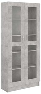 Witryna, szarość betonu, 82,5x30,5x185,5 cm