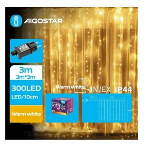 Aigostar B.V. Aigostar - LED Zewnętrzny łańcuch świąteczny 300xLED/8 funkcje 6x3m IP44 ciepła biel AI0458