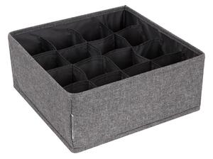 Szary organizer do szuflady z 16 przegródkami Bigso Box of Sweden Drawer