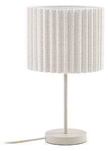 Lampa Stołowa Lindby, Libbie, beżowy, salon, tkanina | tekstylia