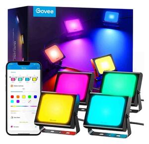 Govee Govee - ZESTAW 4x Flood Lights zewnętrzny SMART LED lights Wi-Fi IP66 GV0026