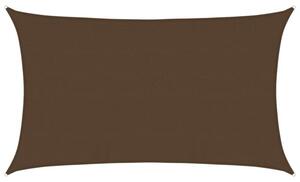 Żagiel przeciwsłoneczny, 160 g/m², brązowy, 5x8 m, hdpe