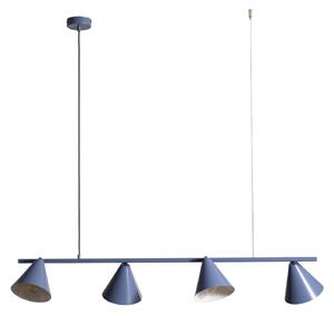 Lampa Wisząca ALDEX, Hängeleuchte Form 4, ściemnialny, niebieski, jadalnia, metal, nowoczesny