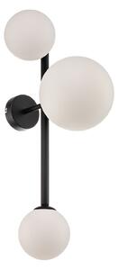 Lampa Ścienna ALDEX, Dione, ściemnialny, czarny, salon, szkło, nowoczesny
