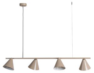 Lampa Wisząca ALDEX, Hängeleuchte Form 4, ściemnialny, beżowy, jadalnia, metal, nowoczesny