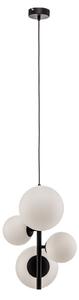 Lampa Wisząca ALDEX, Dione, ściemnialny, czarny, salon, szkło, nowoczesny