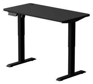 Milagro Z możliwością dostosowania wysokości biurko LEVANO 120x60 cm czarne MI2342