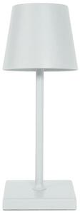Eurolamp LED Ściemnialna dotykowa lampa stołowa LED/3,5W/5V 5200 mAh IP54 biała EU0063