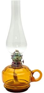 Floriánova huť Lampa naftowa MONIKA 34 cm bursztyn FL0074