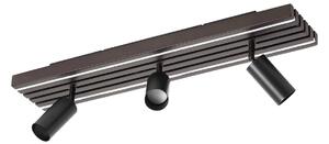 Lampa Sufitowa Lucande, Tiron, ściemnialny, drewniany, salon, drewno, nowoczesny