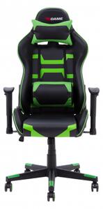 Fotel gamingowy TAHUP czarno-zielony