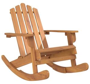 Fotel bujany adirondack, lite drewno akacjowe