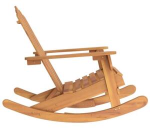 Fotel bujany adirondack, lite drewno akacjowe