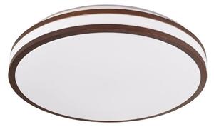 Lampa Sufitowa Lindby, Emiva, drewniany, salon, drewno, nowoczesny