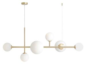 Lampa Wisząca ALDEX, Joel, ściemnialny, złoty | mosiężny, salon, metal