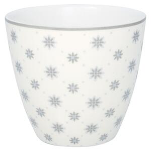 Szara porcelanowa filiżanka Green Gate Laurie, 300 ml
