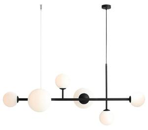 Lampa Wisząca ALDEX, Dione, ściemnialny, czarny, salon, metal, nowoczesny