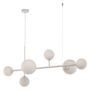 Lampa Wisząca ALDEX, Dione, ściemnialny, biały, salon, szkło, nowoczesny
