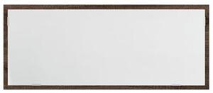 Lustro Åazienkowe z LED, brÄ zowy dÄ b, 100x8,5x37 cm