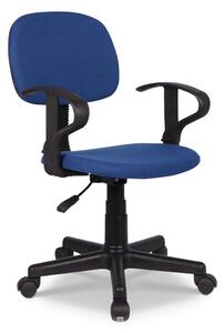Rousseau Krzesło biurowe Happy, poliester, niebieskie