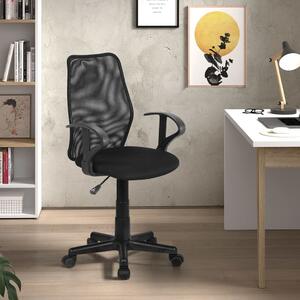 Rousseau Krzesło biurowe Job, poliester, czarne